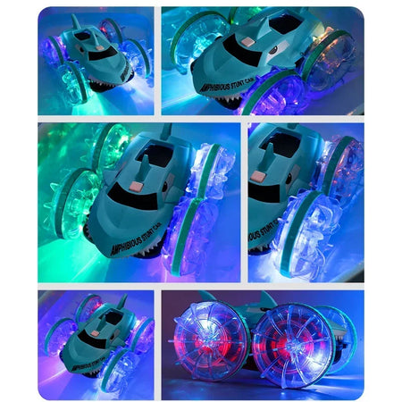 Shark Water Land 2in1 RC Car &ndash; Double-Sided Drive with Gesture Control