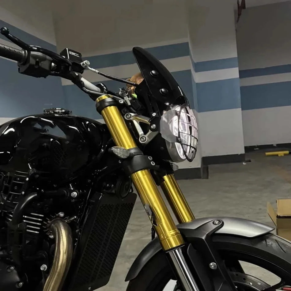 Triumph Scrambler 400X koplampbeschermer, grillafdekking