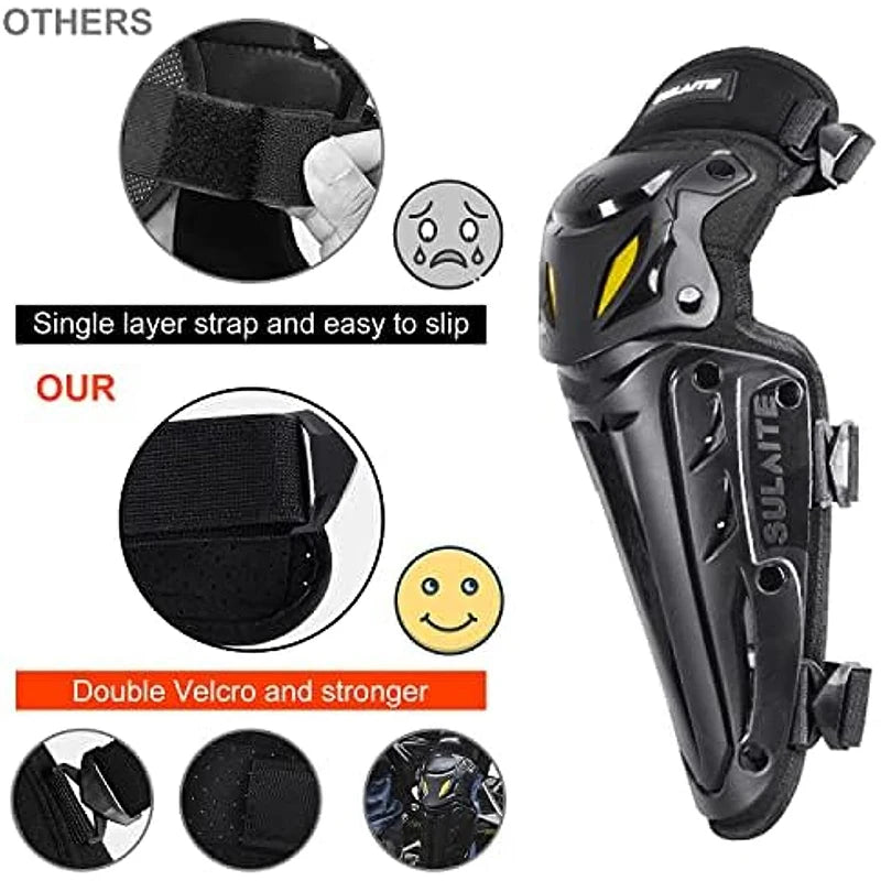 All-Weather Motocross Knee and Elbow Pads for Ultimate Riding Protection