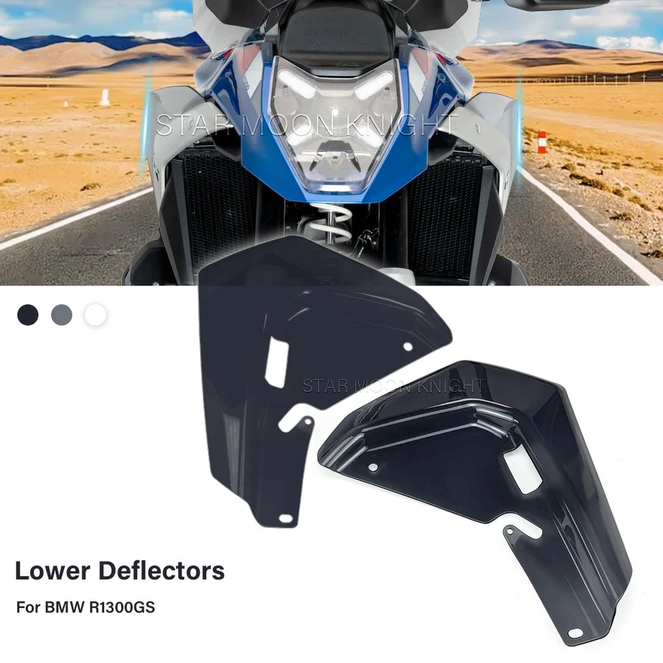Deflettori laterali BMW R1300GS per deflessione aria inferiore, policarbonato, leggero, adattamento preciso