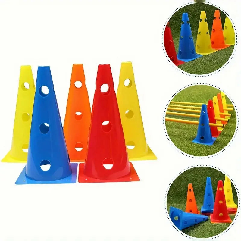 Bright 32CM Perforated Training Cones - Set of 5