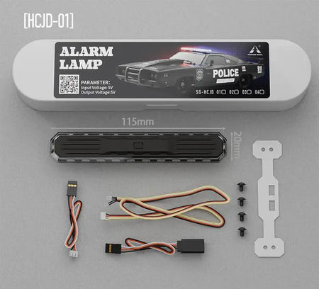 RC Car Roof Lamp 7 Colors LED Light Bar &ndash; 12 Modes HCJD-01