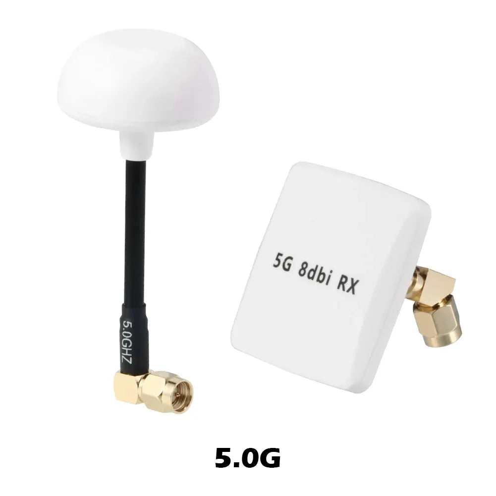 RC FPV Receiver 5.8G 5G 8DBI High Gain Flat Panel & 5.8G Mushroom FPV Antenna for FPV Goggles SKY04X 04O PRO Receiver RC Drones by InterCyprus Trading Ltd