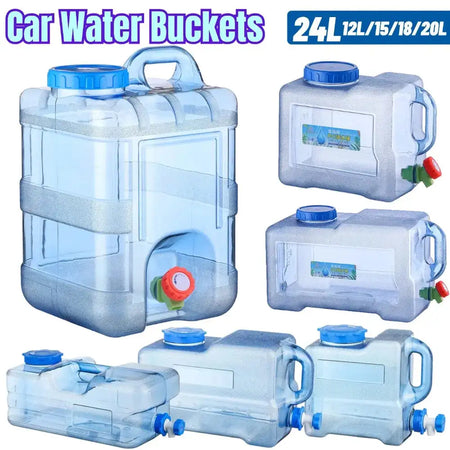 26L Outdoor Camping Water Container With Faucet For Hiking