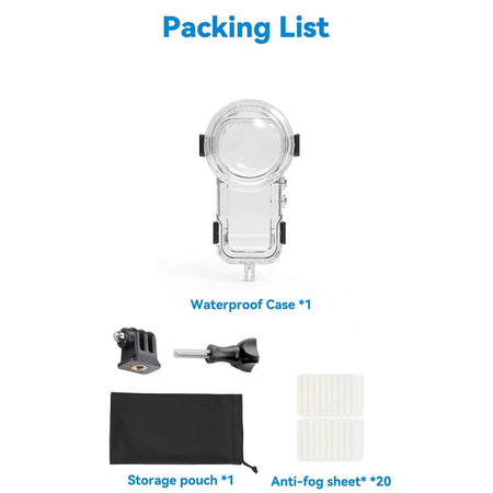 Insta360 X5 Dive Case &ndash; Waterproof Protection Up to 197ft type 1 / For Insta360 X5