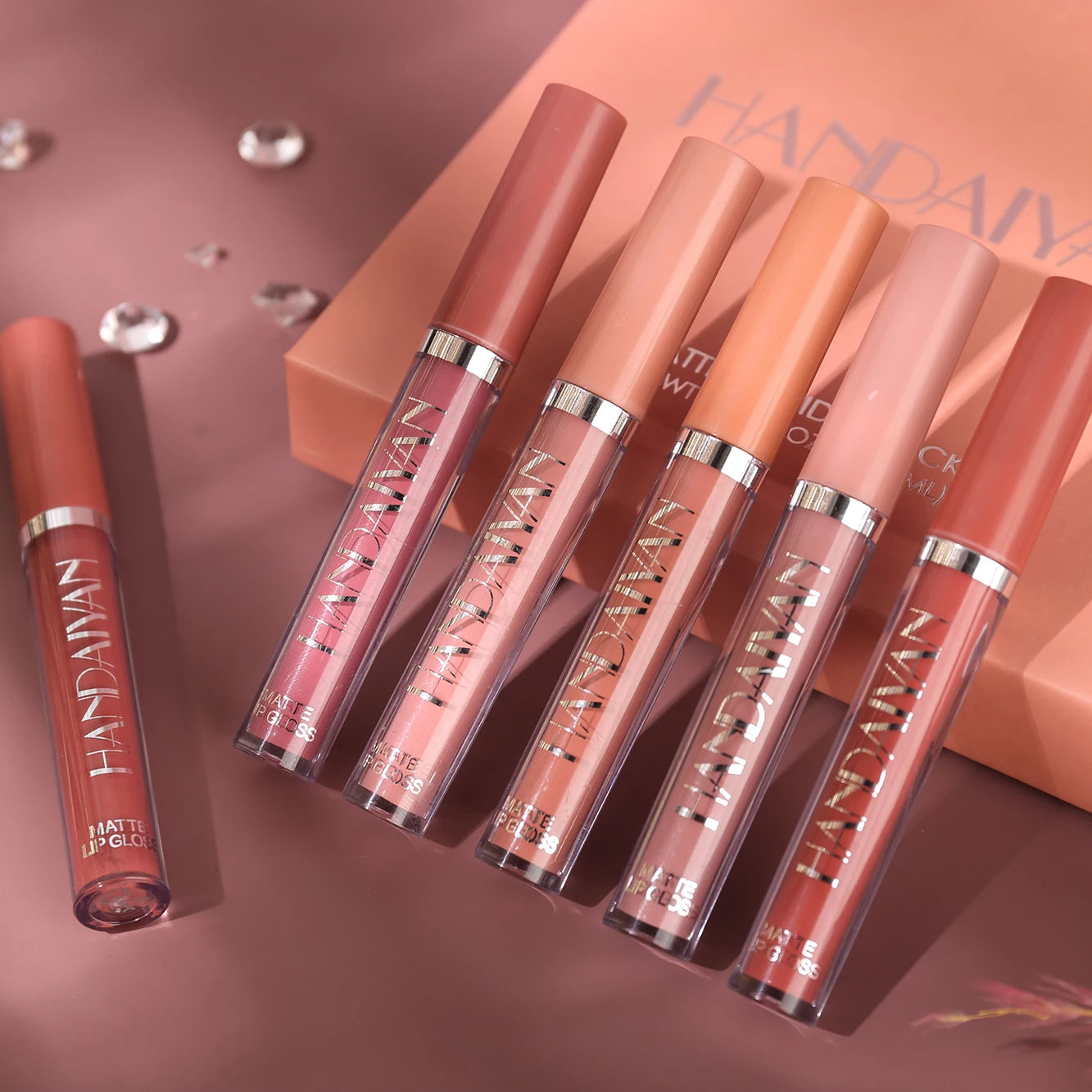 HANDAIYAN Set of 6 Long-Lasting Non-Stick Liquid Lipsticks