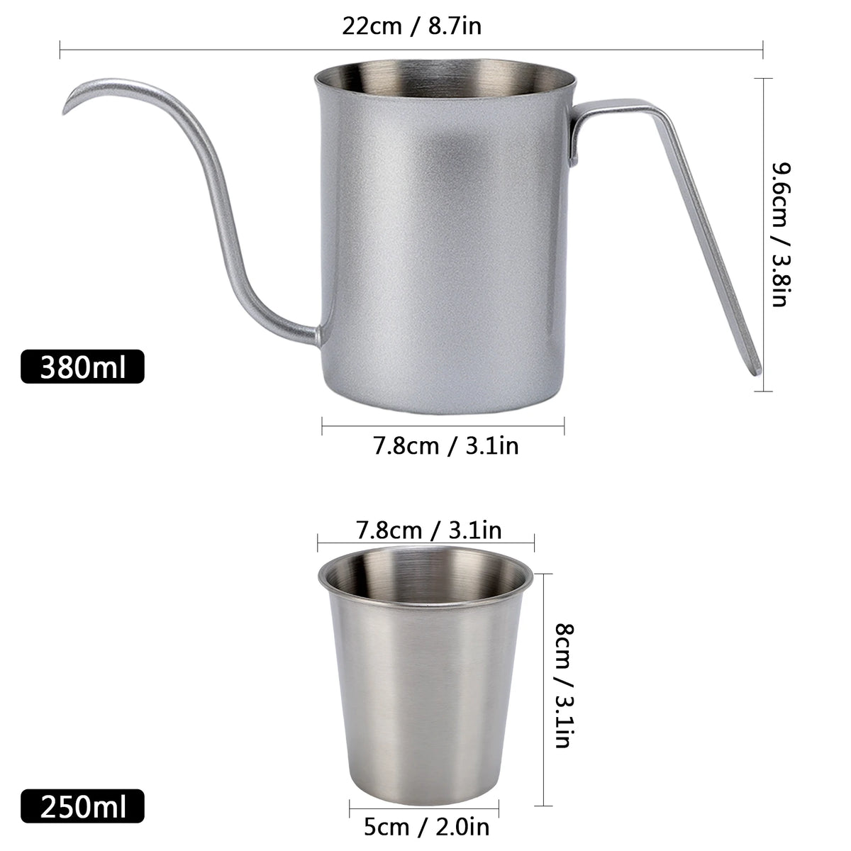 Mini Coffee Pot Mug Set &ndash; Stackable Outdoor Camping Kit