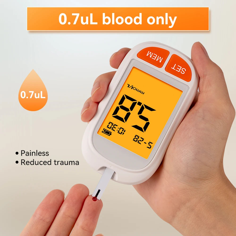 Aicare Blood Glucose Meter &ndash; Portable Accurate Glucometer