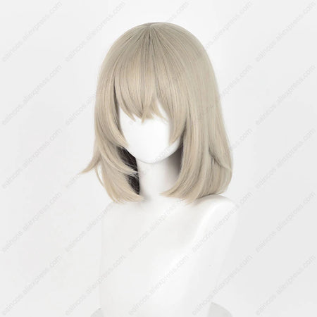 Falin Touden 35cm Short Gray Gold Cosplay Wig