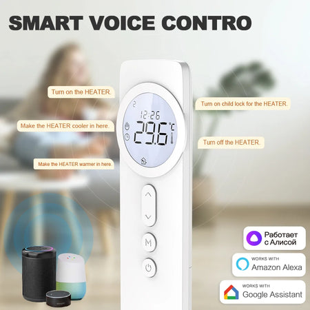 RF433 Wireless Thermostat &ndash; Alexa Google Home Compatible