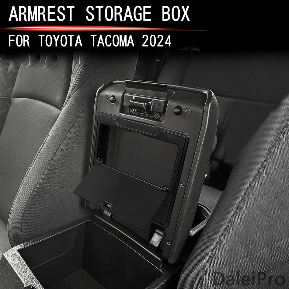 Органайзер за съхранение на подлакътник за централната конзола Toyota Tacoma 2024