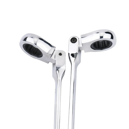 72-Tooth Flexible Ratchet Wrench Spanner Set for Auto &amp; Home Repair