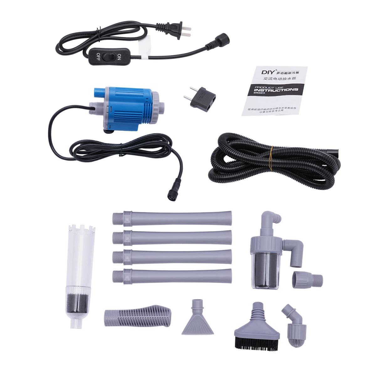 Auto Fish Tank Gravel Cleaning Kit &ndash; Powerful 28W Pump