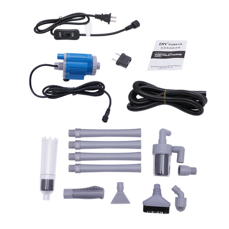 Auto Fish Tank Gravel Cleaning Kit &ndash; Powerful 28W Pump