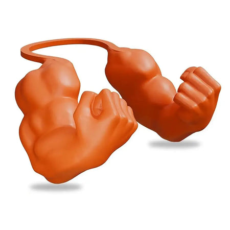 3D Printed Cat Muscle Arm Cosplay Prop for Halloween Orange