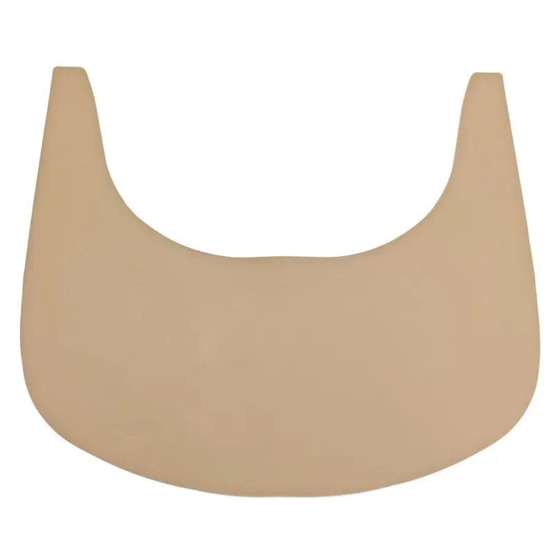 Eco Friendly Trip Trap Highchair Placemat &ndash; Washable Silicone for Easy Clean Up Light Brown