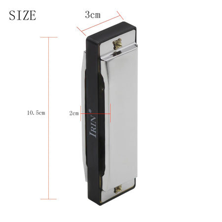 IRIN 10 Hole 20-Tone Harmonica G Key &ndash; Ideal for Beginners