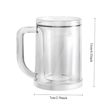 Summer Double-Layer Ice Cups - 250ml Keeps Drinks Cold