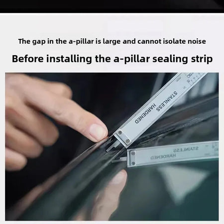 Land Rover Defender L663 A-Pillar Rubber Molding - Soundproof Windshield Edge Sealing Strip Car Accessories