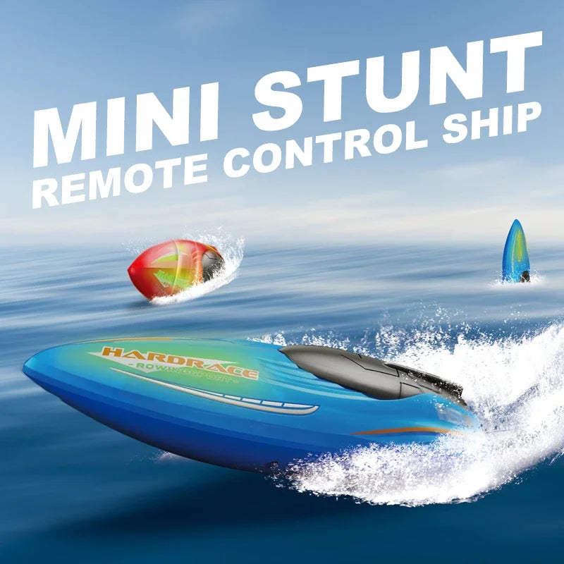Mini Rc Boat 2.4G Remote Control Stunt Boats 360 Degree Electric ...