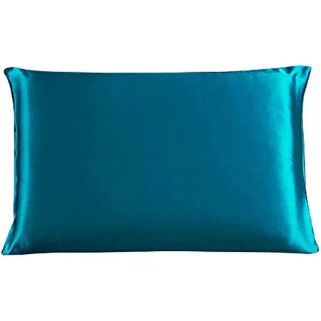 Natural Pure Silk Pillowcase &ndash; Luxurious Comfort for Hair and Skin Peacock Blue / 50x70cm / CHINA