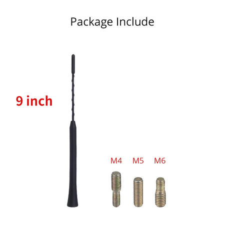 FISHBERG Car Roof Antenna &ndash; High-Quality FM AM Signal Boost 9 inch