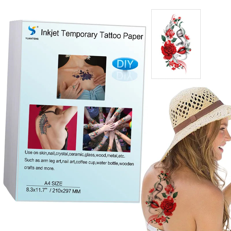 Tattoos Transfer Paper A4 &ndash; Waterproof Tattoo Sheets
