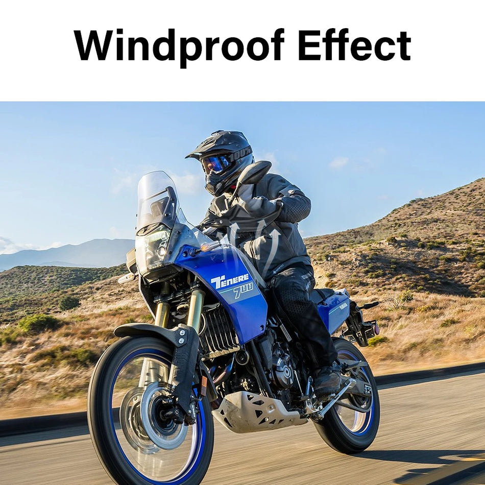 Yamaha Tenere 700 Handtagsförlängningar med vindskydd, ABS-plast och polykarbonat