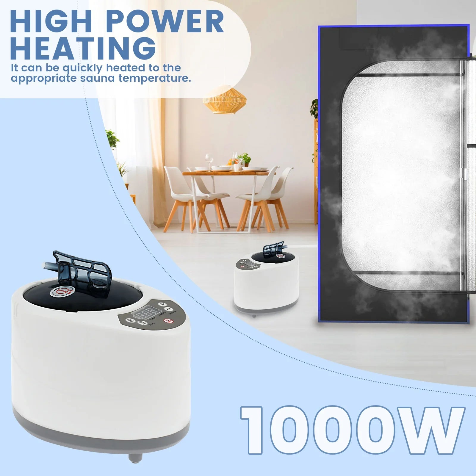 Sauna Steam Generator 1000W 3L &ndash; Efficient Heat Output