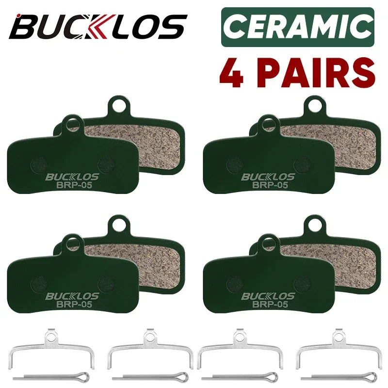 Bucklos Ceramic Hydraulic Disc Pads D02S N03A &ndash; Resistant Ceramic 4Pairs