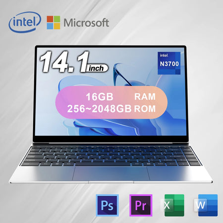 New 14.1-inch Slim Laptop Intel Celeron N3700 &ndash; High Performance with 16GB RAM and 2TB Storage