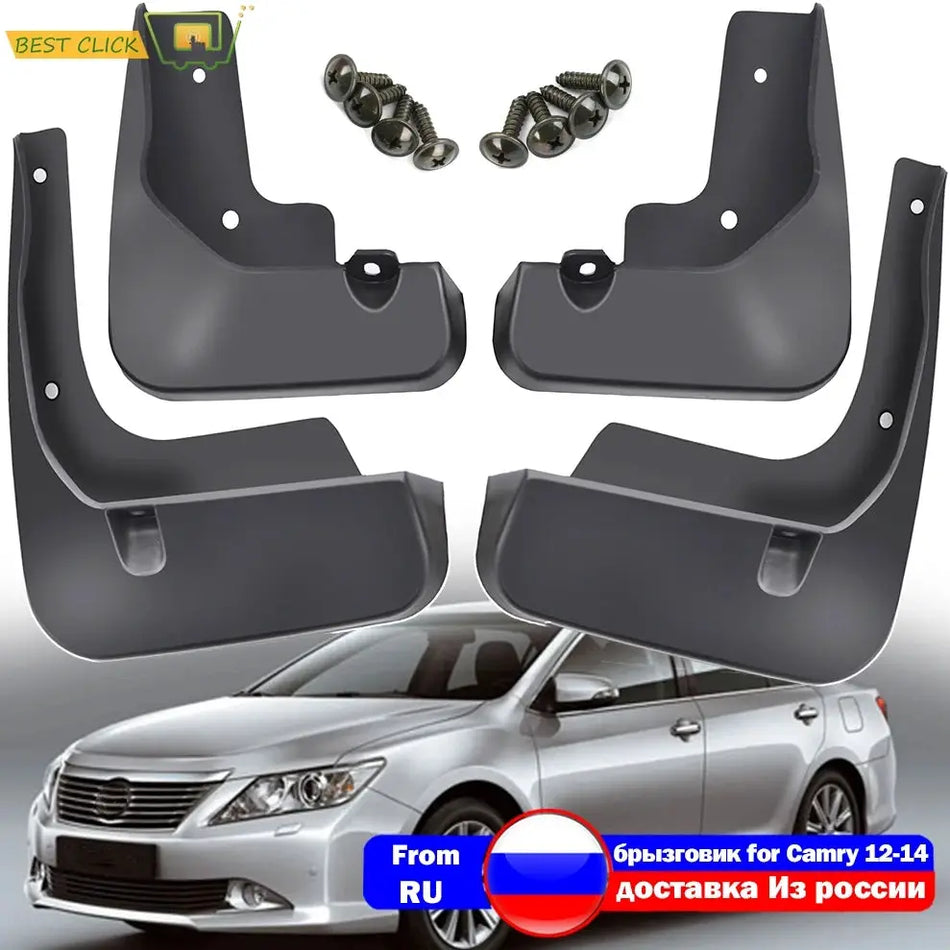 Molded Mud Flaps For Toyota Camry XV50 Altis Aurion 2012 2013 2014 Mudflaps Splash Guards Mud Flap Front Rear Mudguards Fender by InterCyprus Trading Ltd