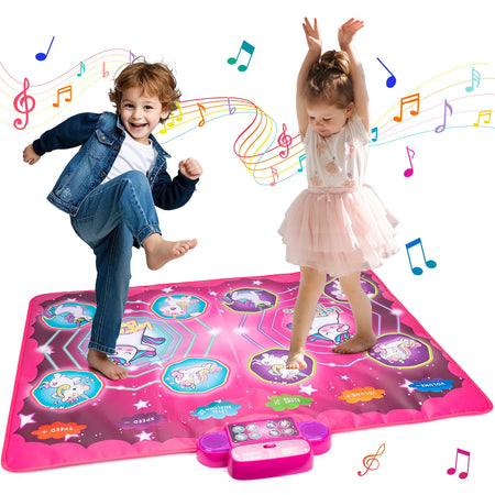 Dancing Blanket 106x80CM &ndash; Interactive Educational Dance Mat for Kids Pink
