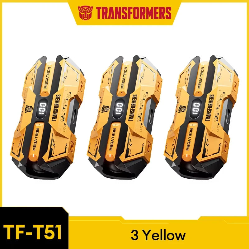 Choice TRANSFORMERS TF-T51 &ndash; Low Latency Gaming Earbuds 3 Yellow