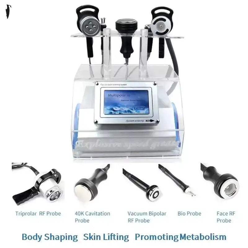 Skin Tightening Cellulite Reduction Firming Multifunction Bipolar Ultrasonic cavitation vacuum slimming equipment Salon Spa- 220v