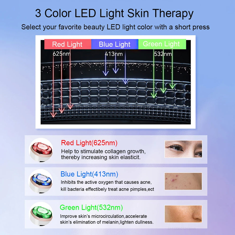 Hifu Face Lifting Facial Massage EMS Facial Microcurrent Skin Rejuvenation Anti-aging Facial Lifting Massager Mini Hifu Machine