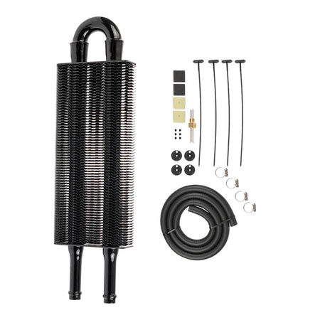 Universal 2 Rows Oil Cooler Kit, Aluminum Remote Transmission Engine Cooler Auto-Manual Radiator Converter Kit by InterCyprus Trading Ltd