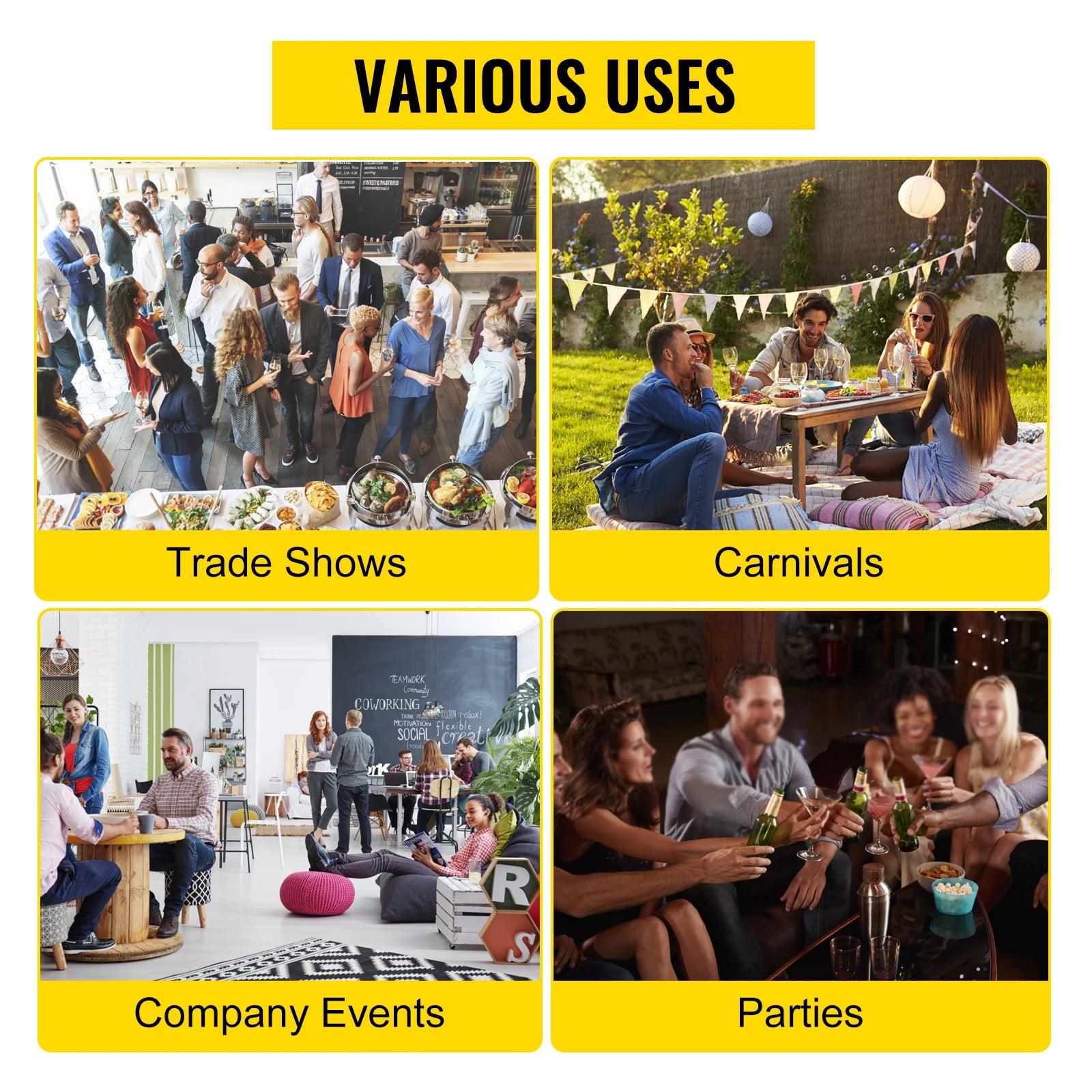 SucceBuy 18 Inch Tabletop Color Prize Wheel &ndash; 14 Slots