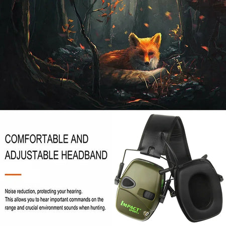 Outdoors Tactical Shooting Earmuff &ndash; Sound Amplification