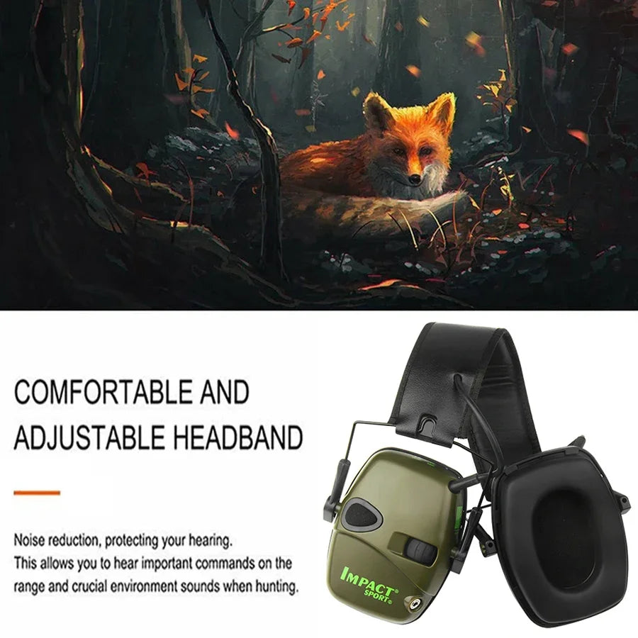 Outdoors Tactical Shooting Earmuff &ndash; Sound Amplification