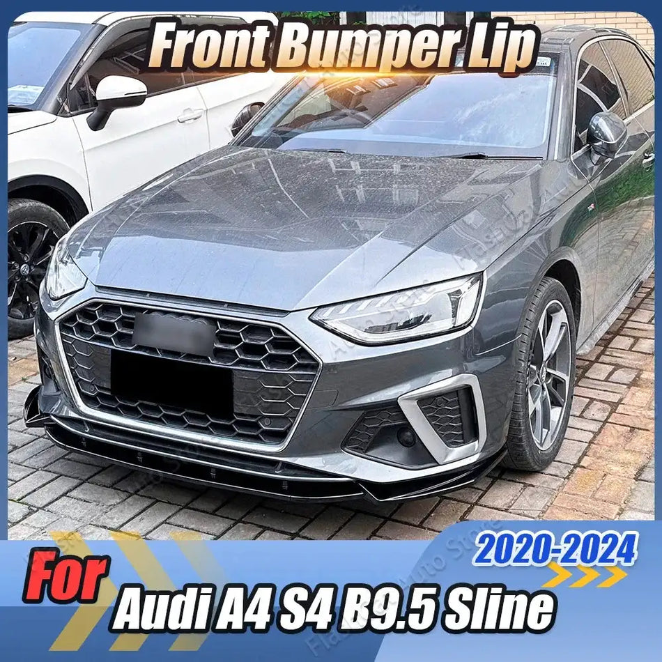 Audi A4 S4 Framskärmslip Canard Splitter Diffuser