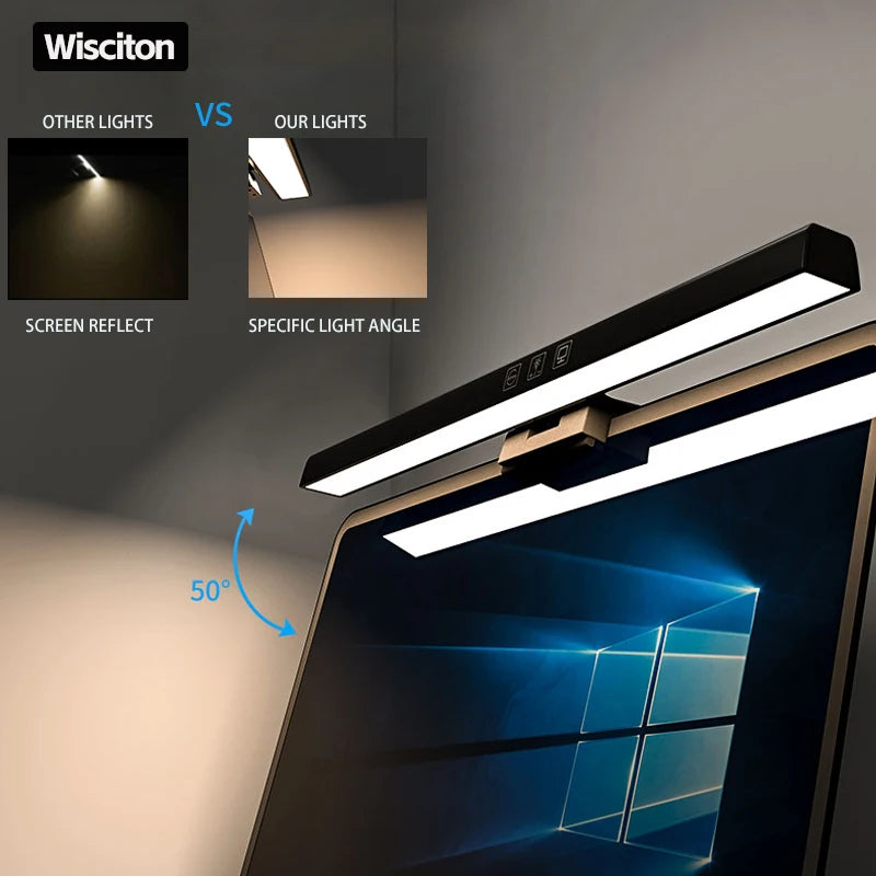 Led Computer Monitor Light Bar &ndash; USB RGB Dimming Lamp