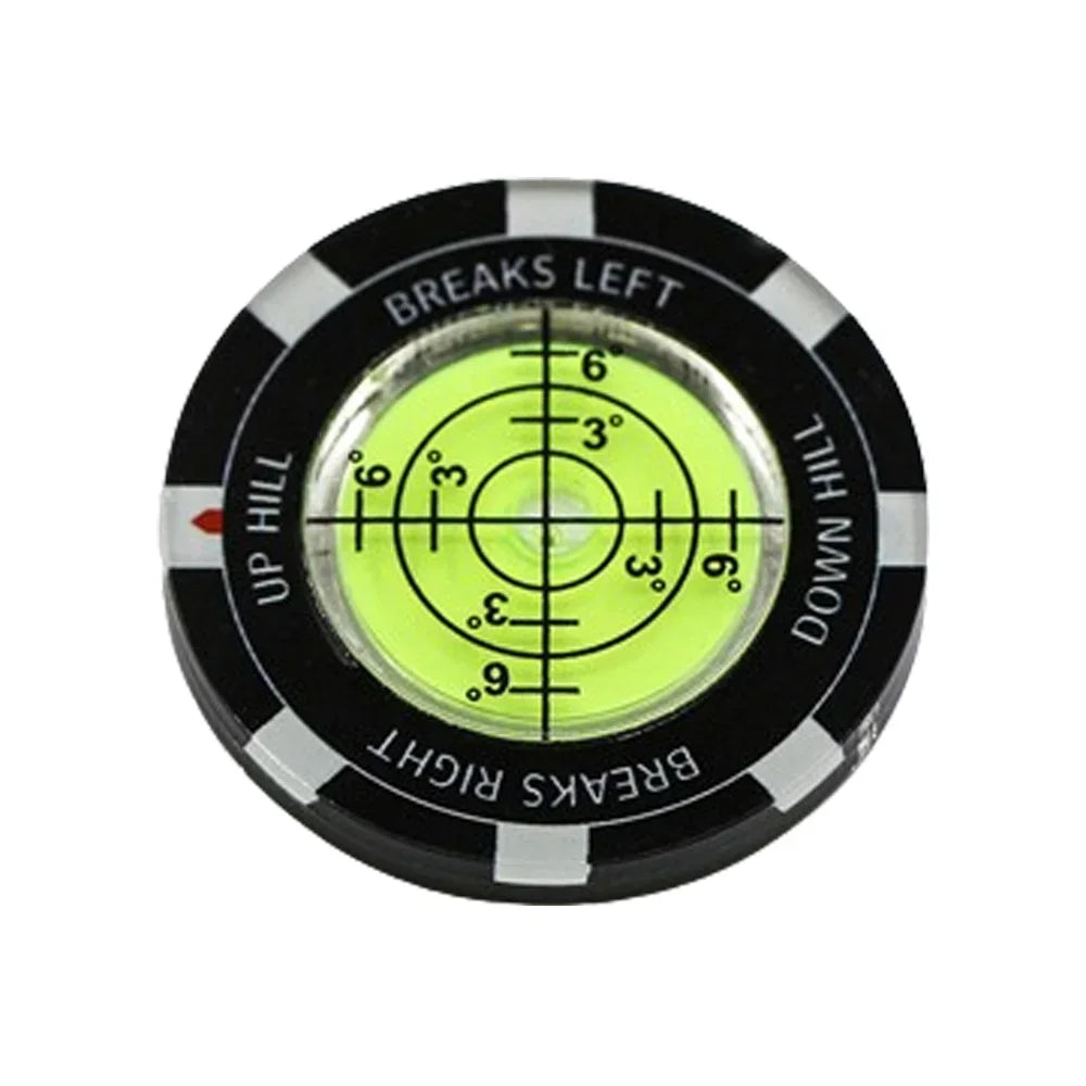 Golf Putt Ball Marker &ndash; High Precision Green Reading Aid Black