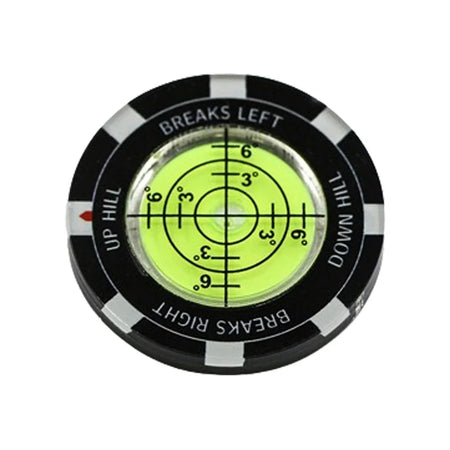 Golf Putt Ball Marker &ndash; High Precision Green Reading Aid Black