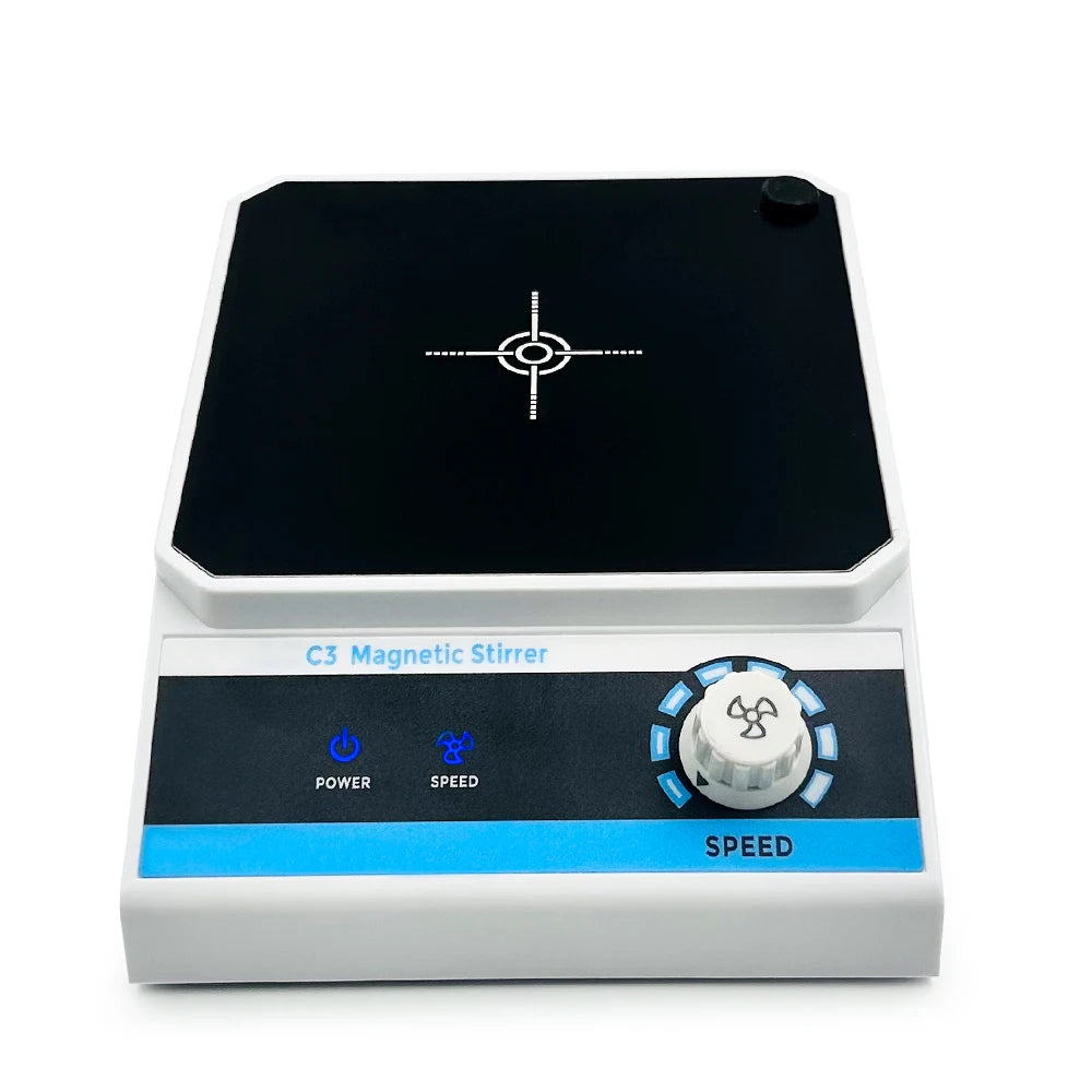2L Magnetic Stirrer Hot Plate &ndash; Wide 300 to 3000 RPM Range black