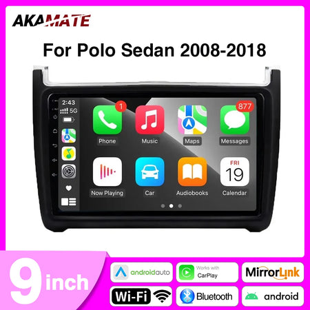 9Inch Car Radio CarPlay Android Auto &ndash; Bluetooth WiFi