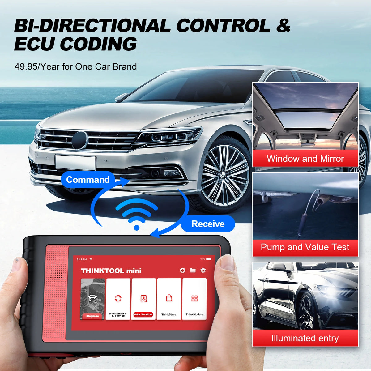 THINKCAR THINKTOOL MINI 2 CANFD &ndash; Bi-Directional Scan