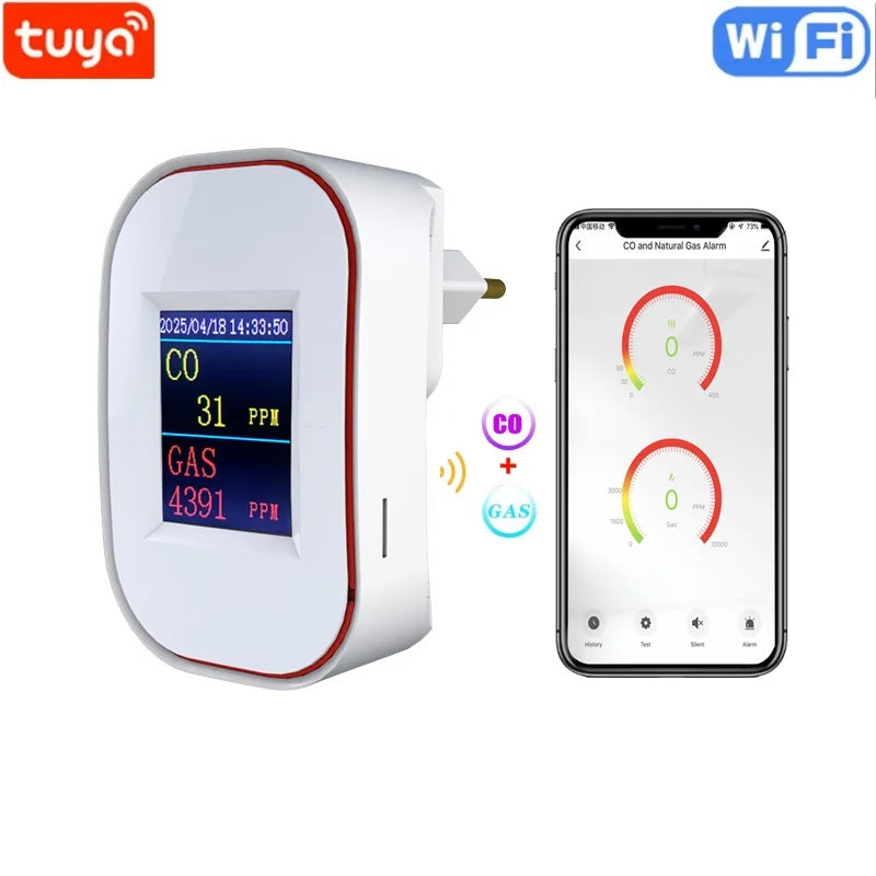 Tuya Smart Life Gas CO Detector - WiFi Remote Monitor