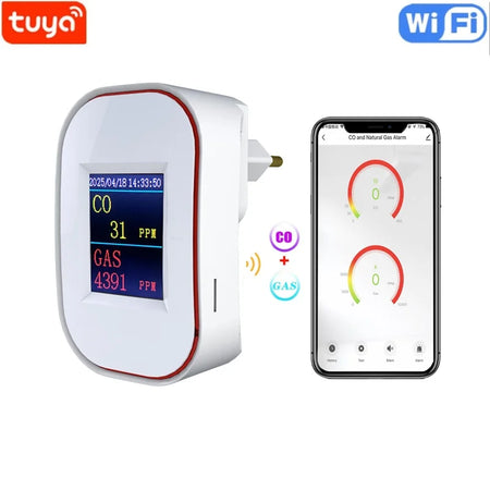 Tuya Smart Life Gas CO Detector - WiFi Remote Monitor