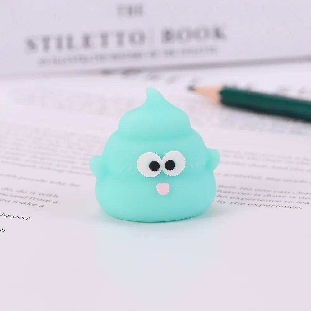 Cute Poop Pencil Sharpener for Elementary School Blue